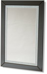 Oblong Mirror 60 x 90 Crackle Glass Smoked