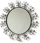 Metal Wall Art with Mirror Round
