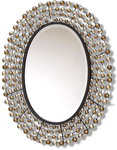 Oval Crystals Amber Edge