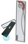 Red Recangle Designer 17 x 5 Inches. Comes complete with a beautiful presentation case