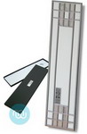 White Recangle Designer 17 x 5 Inches. Comes complete with a beautiful presentation case