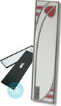 Red Recangle Designer 17 x 5 Inches. Comes complete with a beautiful presentation case