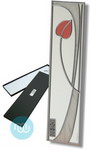 Red Recangle Designer 17 x 5 Inches. Comes complete with a beautiful presentation case