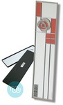Red Recangle Designer 17 x 5 Inches. Comes complete with a beautiful presentation case