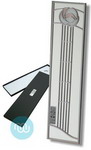 White Recangle Designer 17 x 5 Inches. Comes complete with a beautiful presentation case