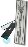 White Recangle Designer 17 x 5 Inches. Comes complete with a beautiful presentation case