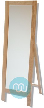 Stunning solid oak cheval mirror