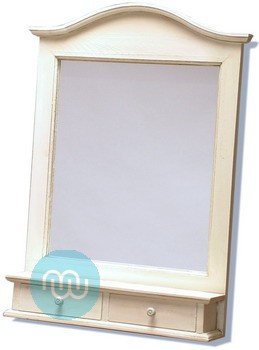 Ivory Classic Mirror 27x20 Inches