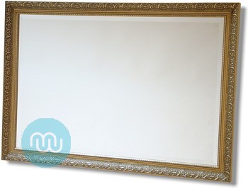 Standard size framed bevelled mirror 40 x 28
