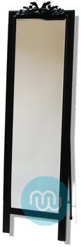 Metal framed Black Colour Cheval mirror
