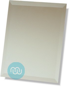 Rectangular bevel edge mirror