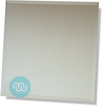 Simple bevel edge square mirror