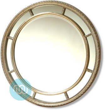 Silver Circular Mirror 110x110cm