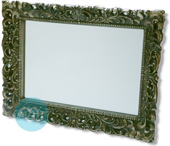 Pewter Antique Rectangle Mirror 48 x 35 Inches