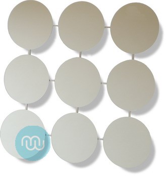 This mirror fuses the separate reflections together, beautifully forming a balanced and integrated modern multi-mirror design. 