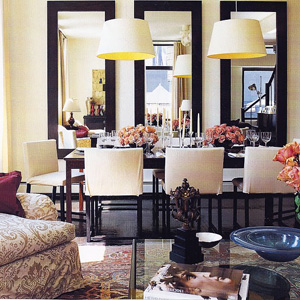Inexpensive Design Trick: Three Vertical Mirrors Inexpensive Design Trick: Three Vertical Mirrors