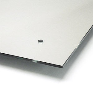 Polished Edge Mirrors with Holes in Standard Sizes