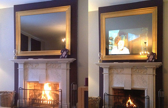 Tv Mirror Mirrorworld, Mirror Over Tv Screen Uk