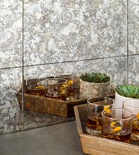 Antique and aged glass