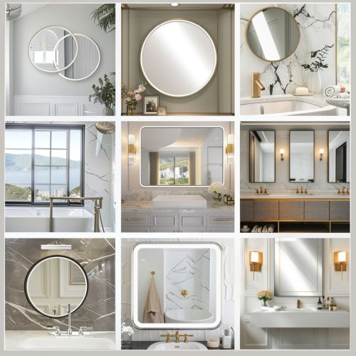Variety of Plain Bathroom Mirrors